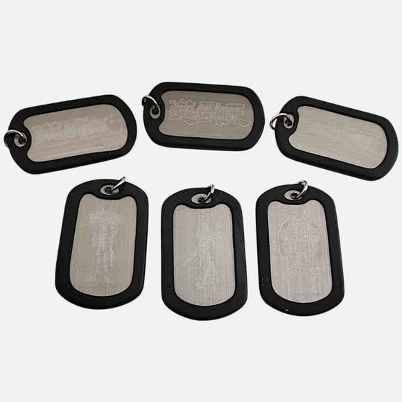 Yu-Gi-Oh! Other - Vintage Yu-Gi-Oh! Dog Tags 1996 Kazuki Takahashi – 6 Collectible Metal Tags